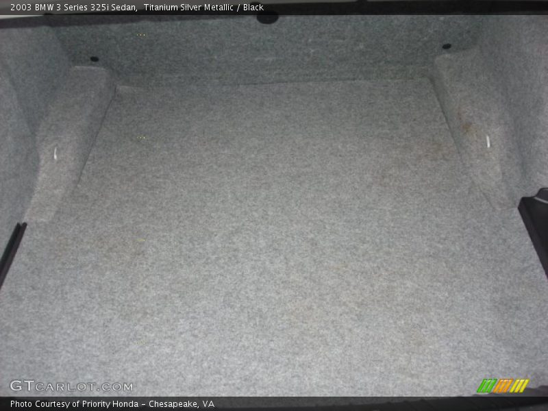Titanium Silver Metallic / Black 2003 BMW 3 Series 325i Sedan