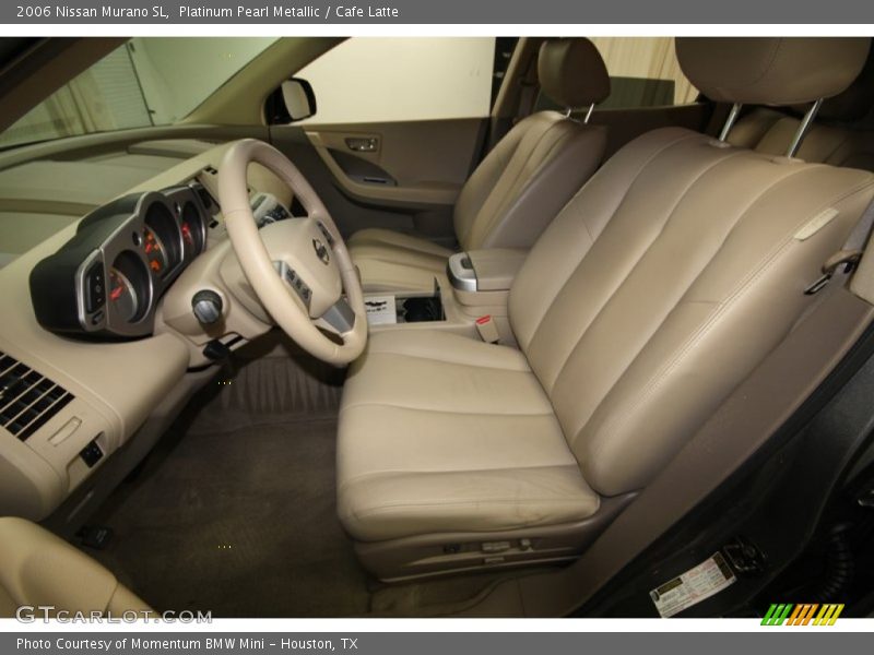 Front Seat of 2006 Murano SL