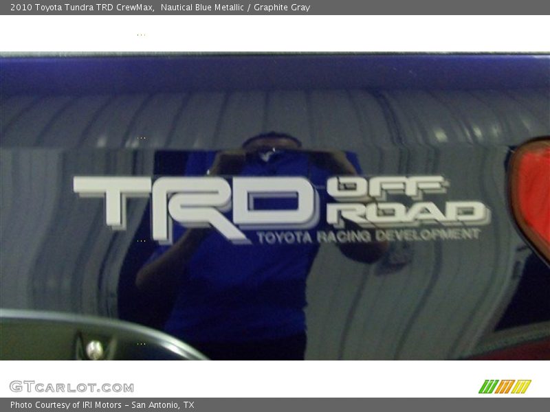 Nautical Blue Metallic / Graphite Gray 2010 Toyota Tundra TRD CrewMax