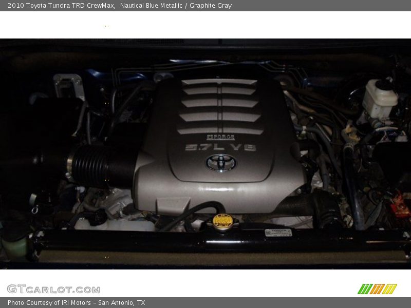 Nautical Blue Metallic / Graphite Gray 2010 Toyota Tundra TRD CrewMax