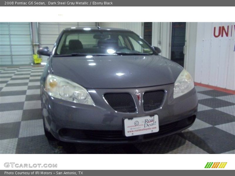 Dark Steel Gray Metallic / Ebony Black 2008 Pontiac G6 Sedan