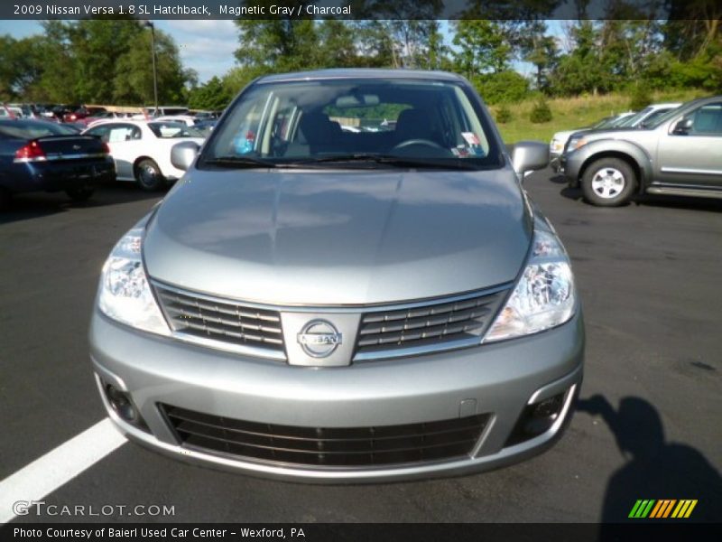 Magnetic Gray / Charcoal 2009 Nissan Versa 1.8 SL Hatchback
