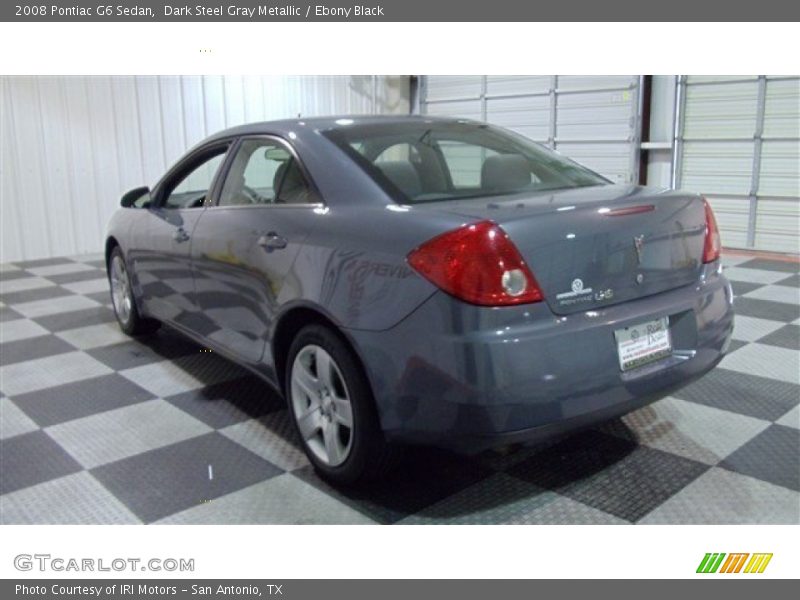 Dark Steel Gray Metallic / Ebony Black 2008 Pontiac G6 Sedan