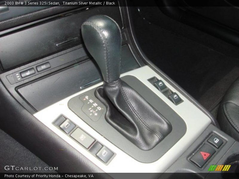Titanium Silver Metallic / Black 2003 BMW 3 Series 325i Sedan