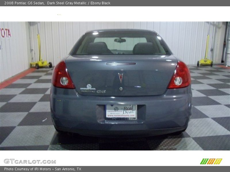 Dark Steel Gray Metallic / Ebony Black 2008 Pontiac G6 Sedan