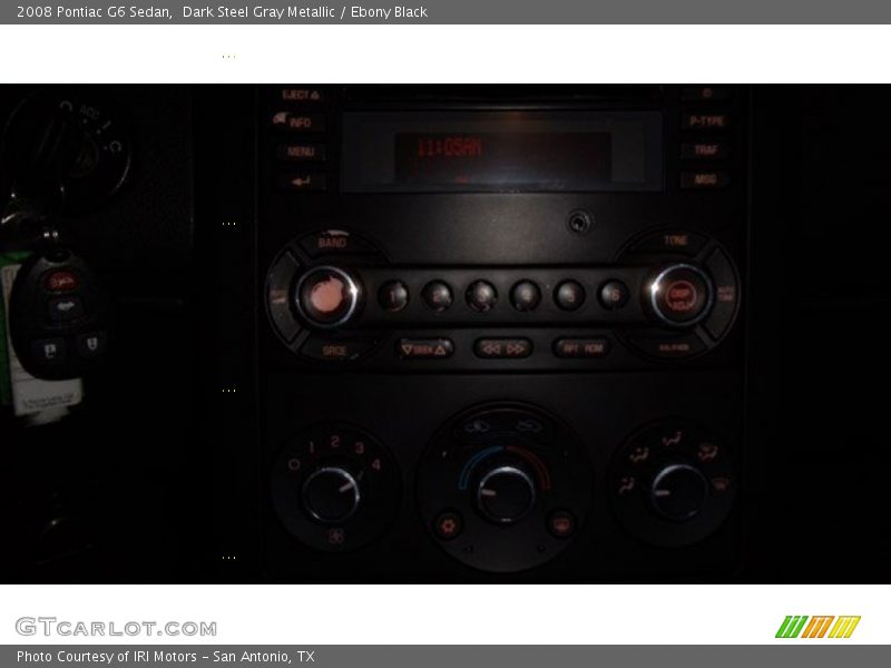 Dark Steel Gray Metallic / Ebony Black 2008 Pontiac G6 Sedan