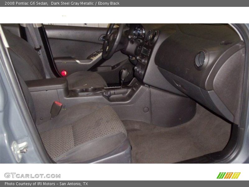 Dark Steel Gray Metallic / Ebony Black 2008 Pontiac G6 Sedan