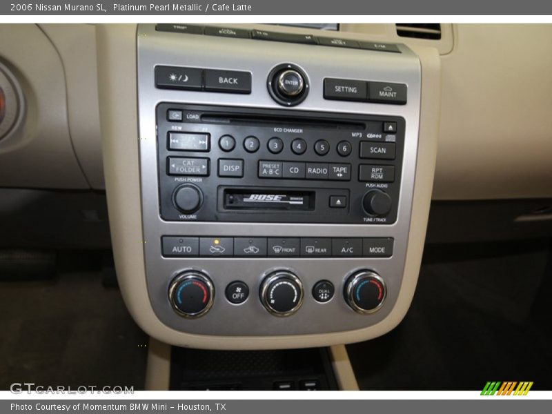 Controls of 2006 Murano SL