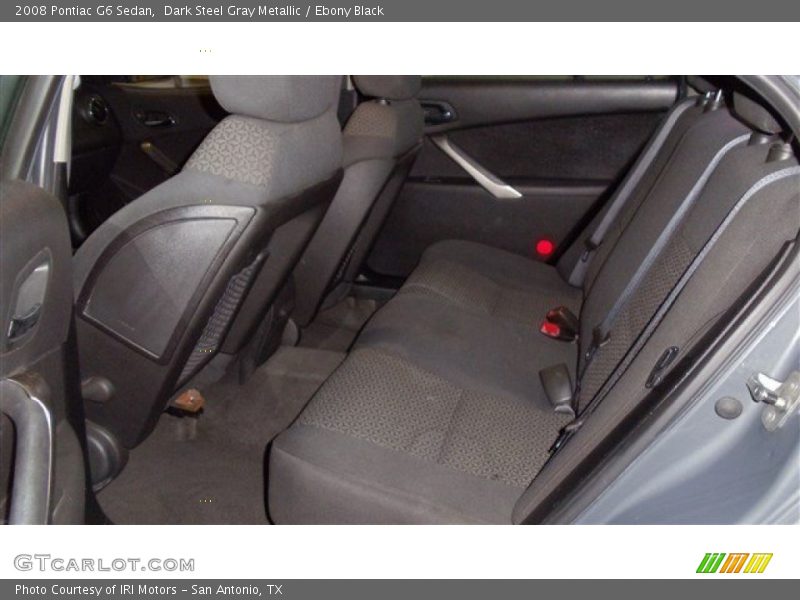 Dark Steel Gray Metallic / Ebony Black 2008 Pontiac G6 Sedan