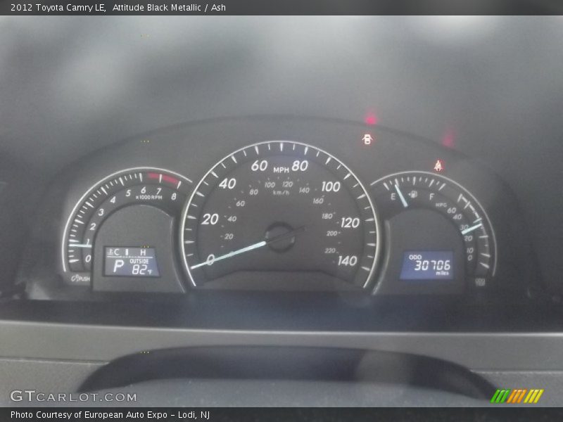 Attitude Black Metallic / Ash 2012 Toyota Camry LE