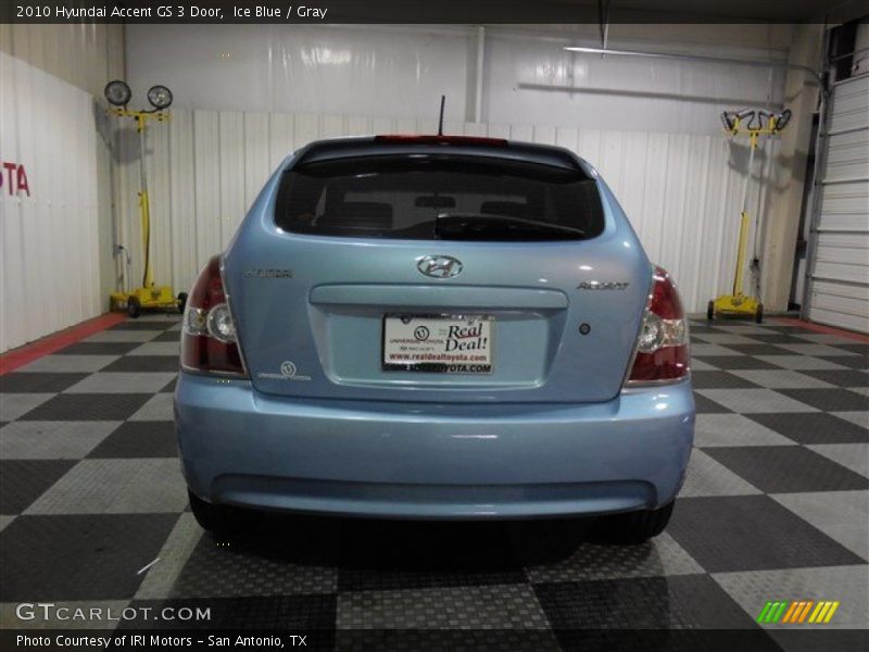 Ice Blue / Gray 2010 Hyundai Accent GS 3 Door