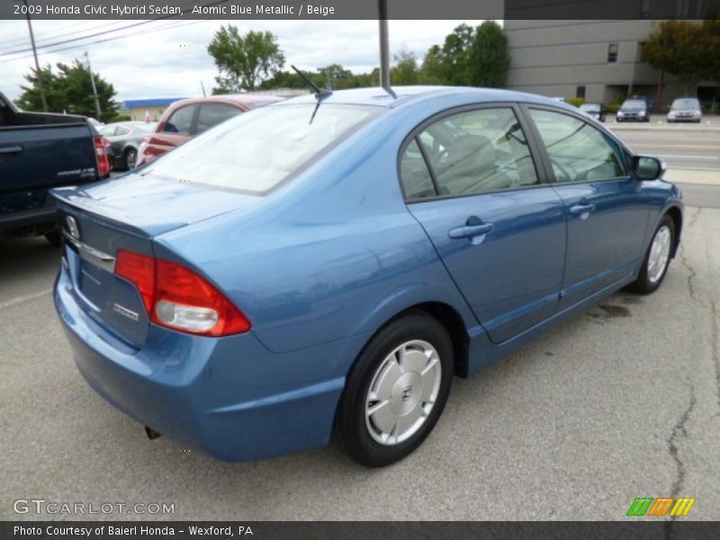  2009 Civic Hybrid Sedan Atomic Blue Metallic