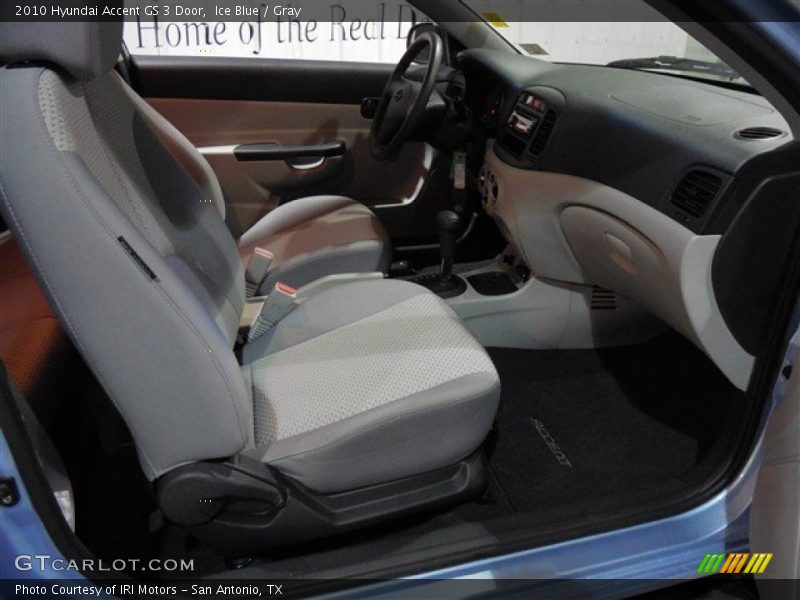 Ice Blue / Gray 2010 Hyundai Accent GS 3 Door