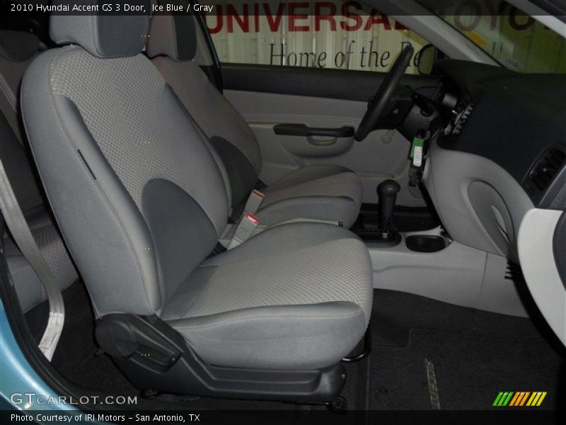 Ice Blue / Gray 2010 Hyundai Accent GS 3 Door