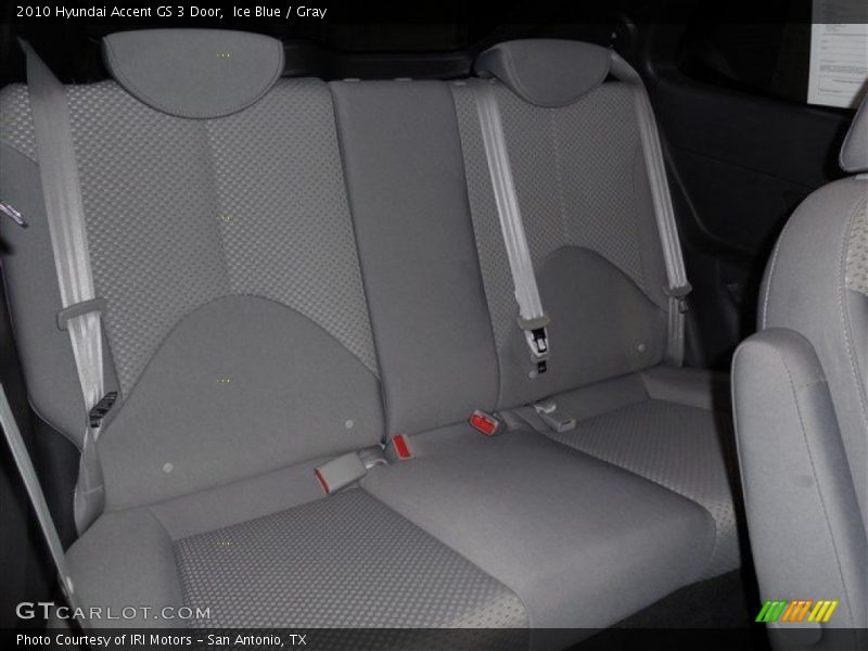 Ice Blue / Gray 2010 Hyundai Accent GS 3 Door