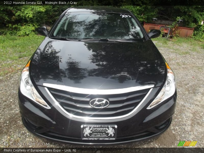Midnight Black / Gray 2012 Hyundai Sonata GLS