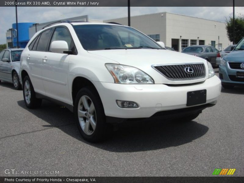 Crystal White Pearl / Ivory 2006 Lexus RX 330 AWD