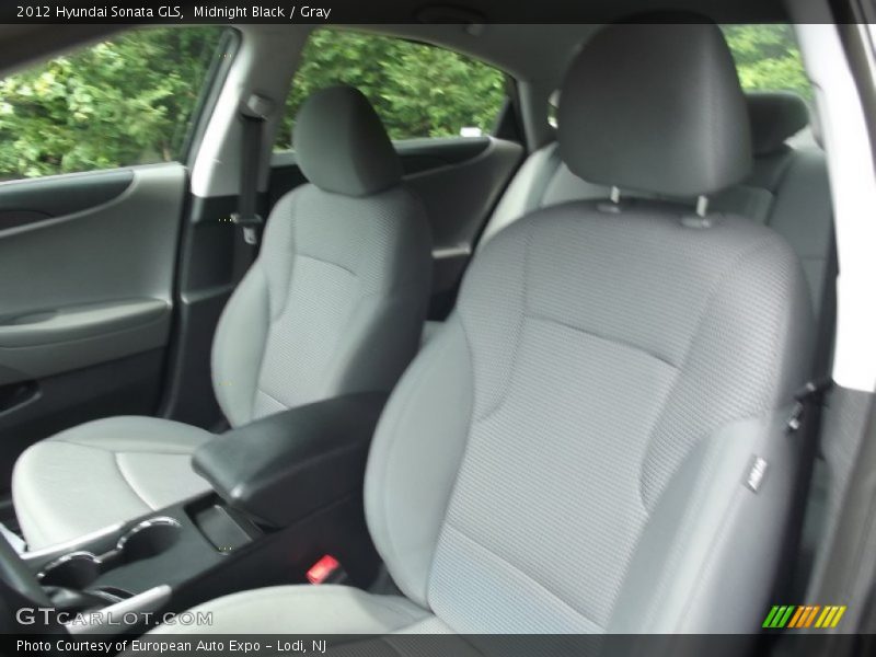 Midnight Black / Gray 2012 Hyundai Sonata GLS