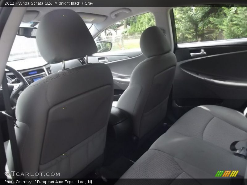Midnight Black / Gray 2012 Hyundai Sonata GLS