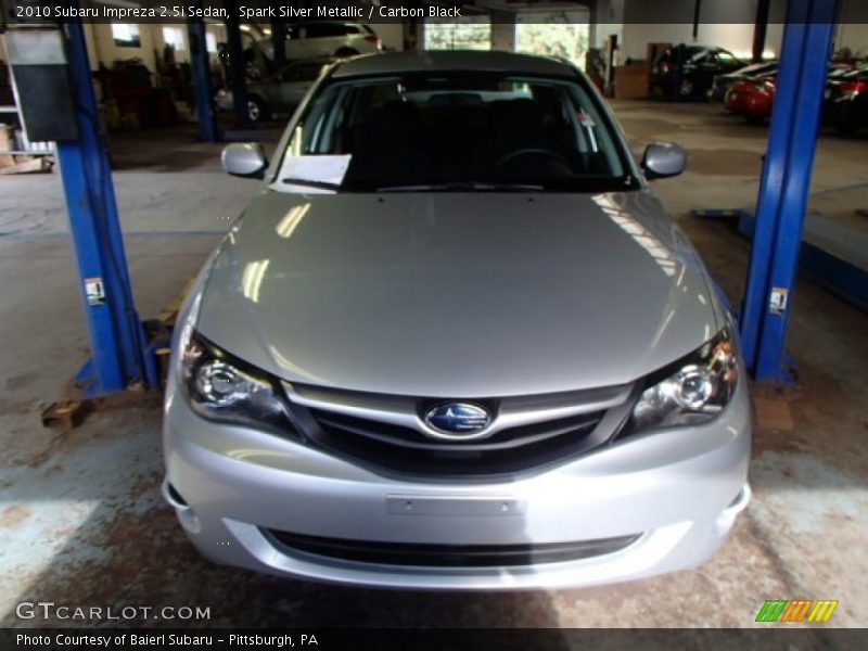 Spark Silver Metallic / Carbon Black 2010 Subaru Impreza 2.5i Sedan