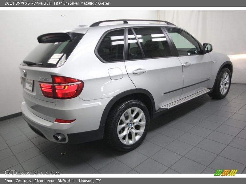 Titanium Silver Metallic / Oyster 2011 BMW X5 xDrive 35i