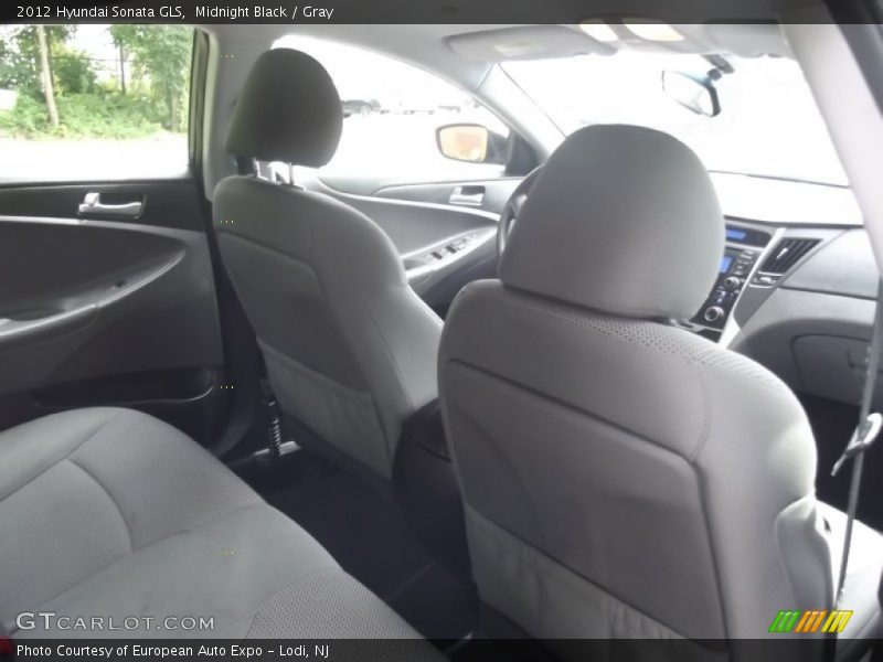 Midnight Black / Gray 2012 Hyundai Sonata GLS