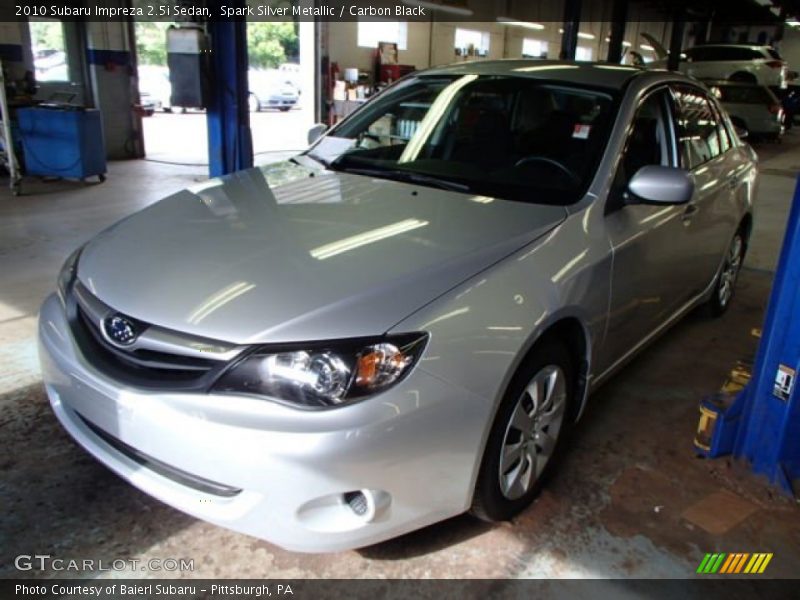 Spark Silver Metallic / Carbon Black 2010 Subaru Impreza 2.5i Sedan