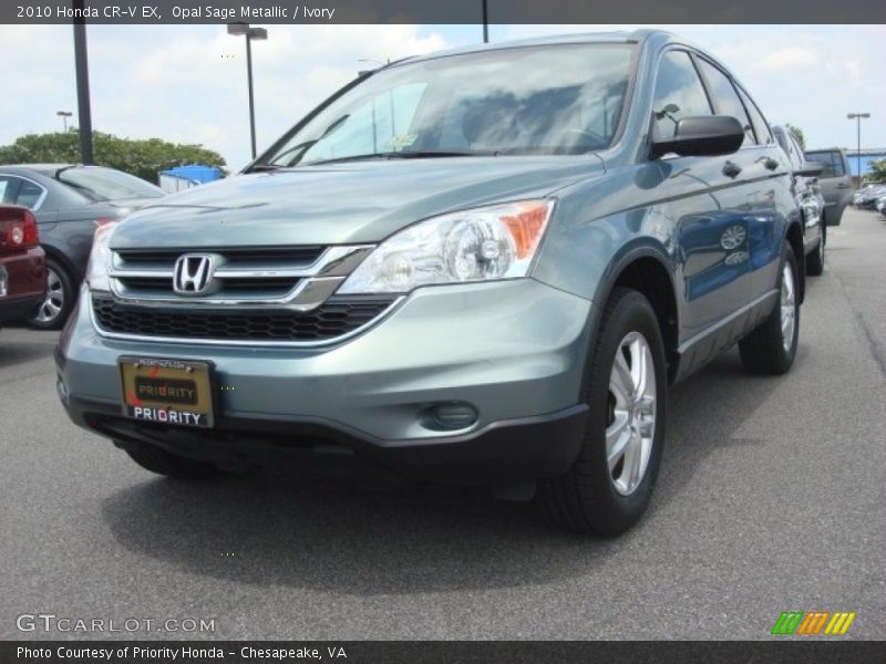 Opal Sage Metallic / Ivory 2010 Honda CR-V EX