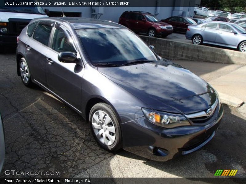 Dark Gray Metallic / Carbon Black 2011 Subaru Impreza 2.5i Wagon