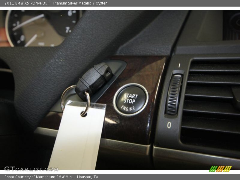 Titanium Silver Metallic / Oyster 2011 BMW X5 xDrive 35i