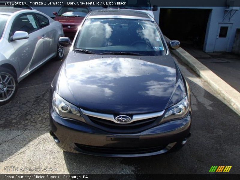 Dark Gray Metallic / Carbon Black 2011 Subaru Impreza 2.5i Wagon