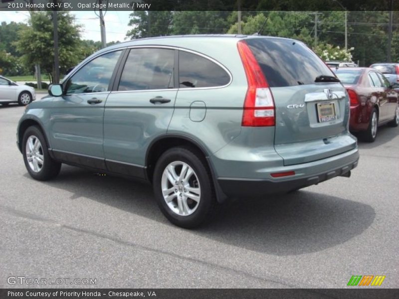 Opal Sage Metallic / Ivory 2010 Honda CR-V EX