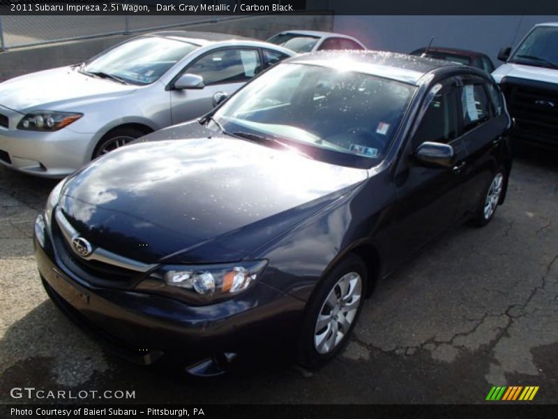 Dark Gray Metallic / Carbon Black 2011 Subaru Impreza 2.5i Wagon