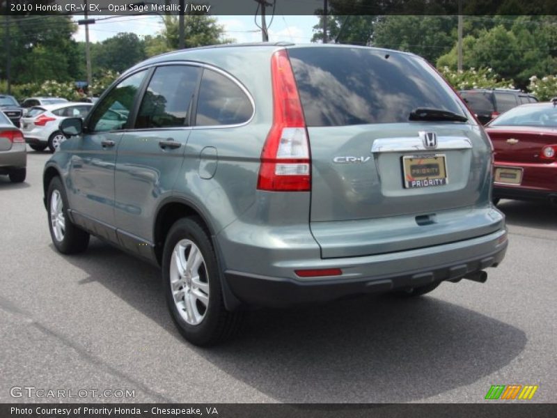 Opal Sage Metallic / Ivory 2010 Honda CR-V EX