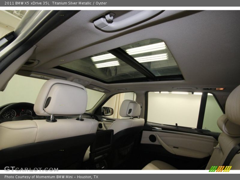 Titanium Silver Metallic / Oyster 2011 BMW X5 xDrive 35i