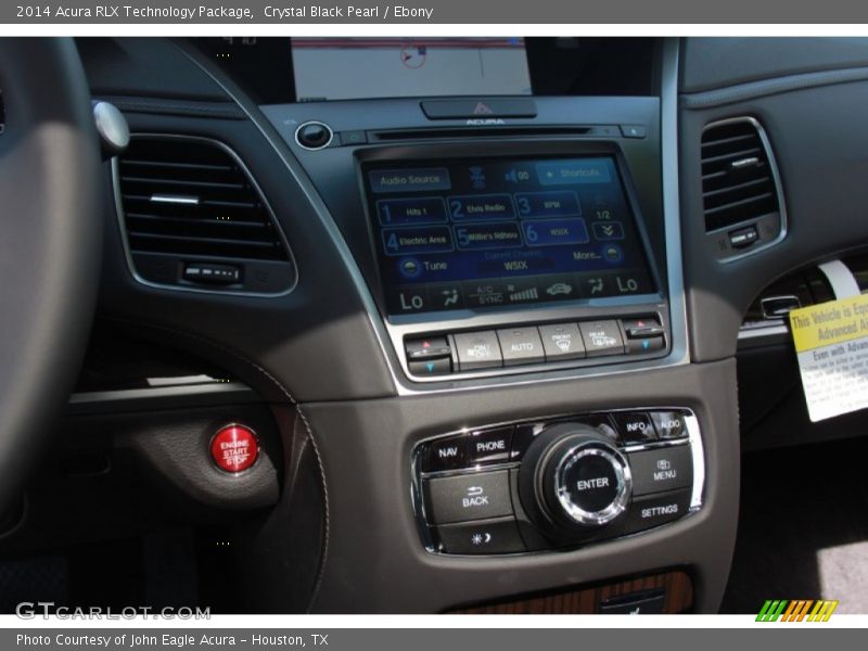Crystal Black Pearl / Ebony 2014 Acura RLX Technology Package