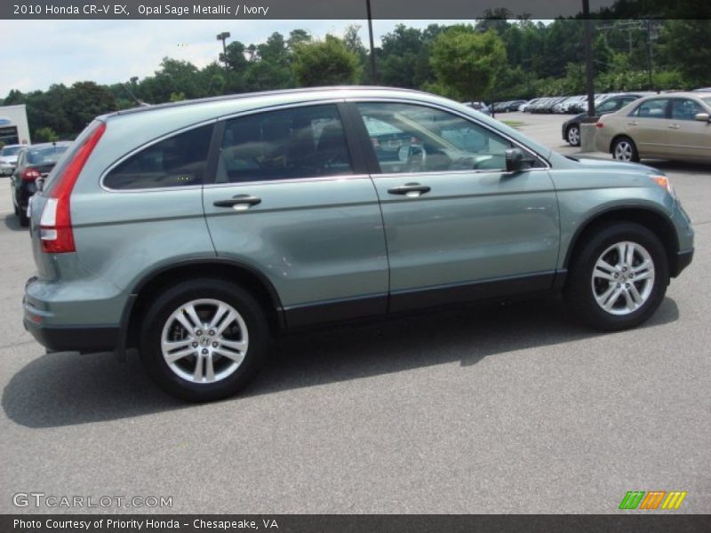 Opal Sage Metallic / Ivory 2010 Honda CR-V EX