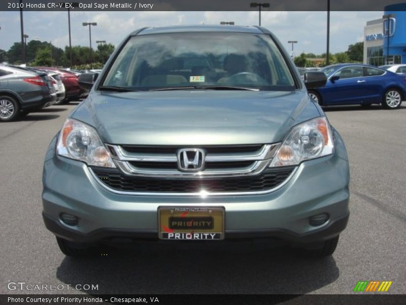 Opal Sage Metallic / Ivory 2010 Honda CR-V EX