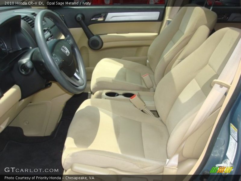 Opal Sage Metallic / Ivory 2010 Honda CR-V EX