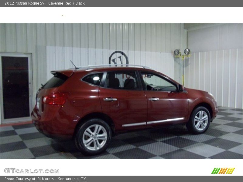 Cayenne Red / Black 2012 Nissan Rogue SV