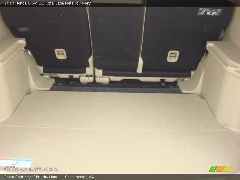 Opal Sage Metallic / Ivory 2010 Honda CR-V EX