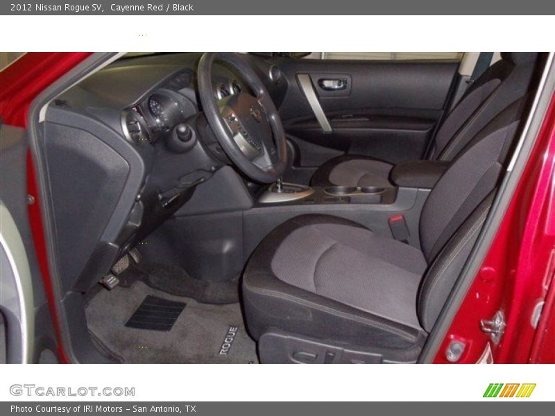 Cayenne Red / Black 2012 Nissan Rogue SV