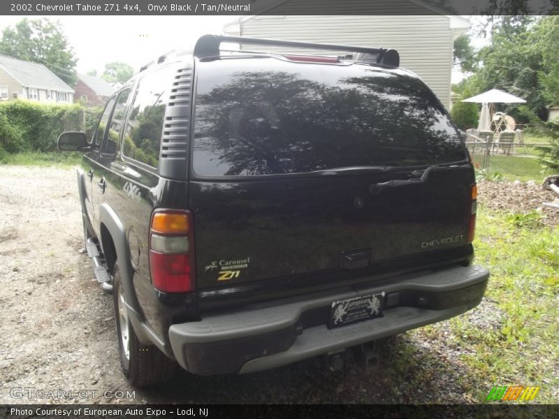 Onyx Black / Tan/Neutral 2002 Chevrolet Tahoe Z71 4x4
