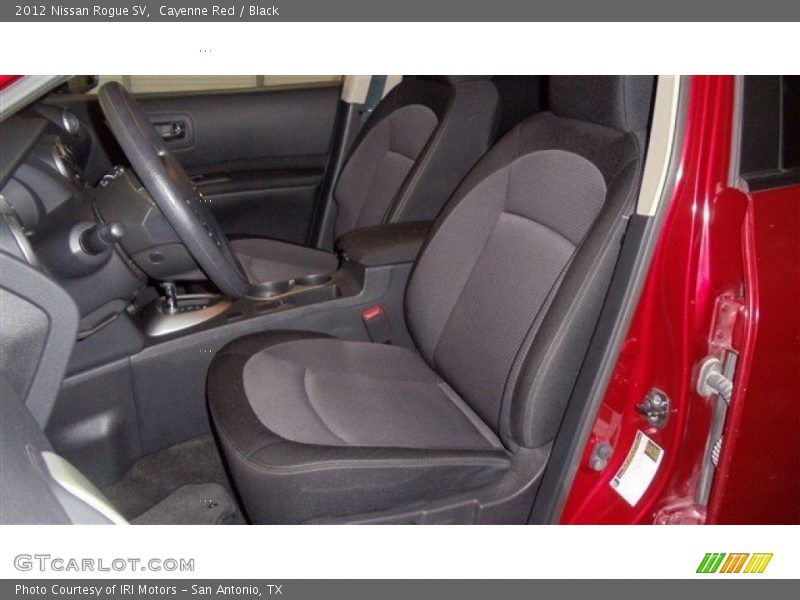 Cayenne Red / Black 2012 Nissan Rogue SV
