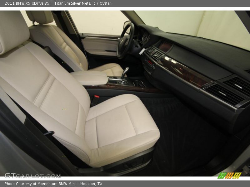 Titanium Silver Metallic / Oyster 2011 BMW X5 xDrive 35i