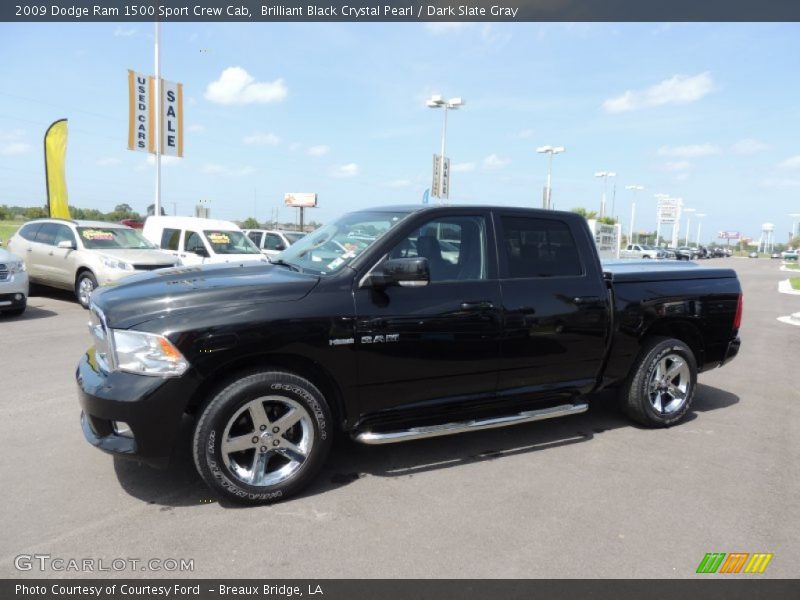  2009 Ram 1500 Sport Crew Cab Brilliant Black Crystal Pearl