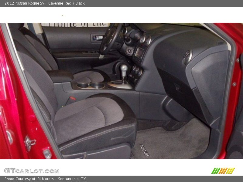 Cayenne Red / Black 2012 Nissan Rogue SV