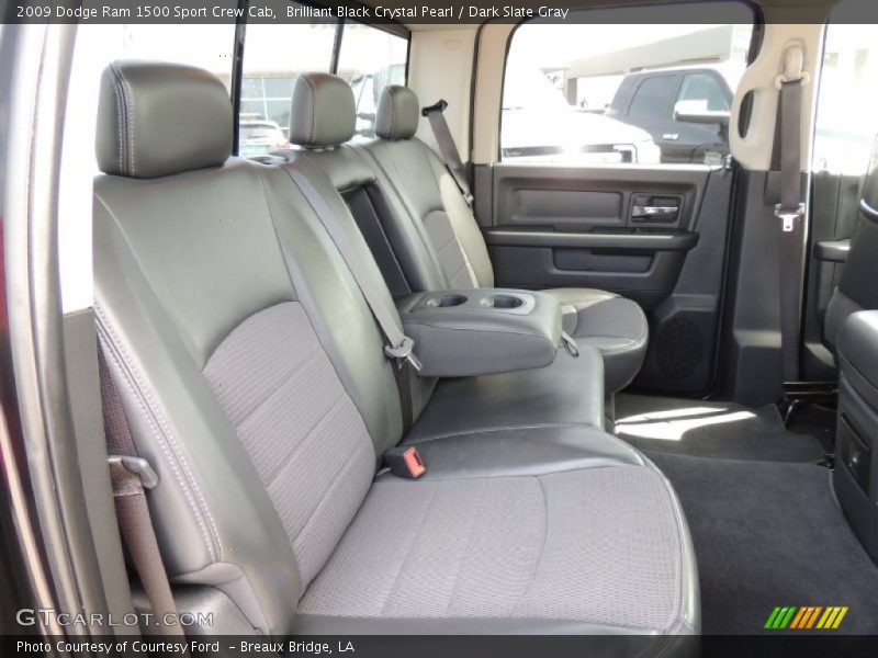 Rear Seat of 2009 Ram 1500 Sport Crew Cab