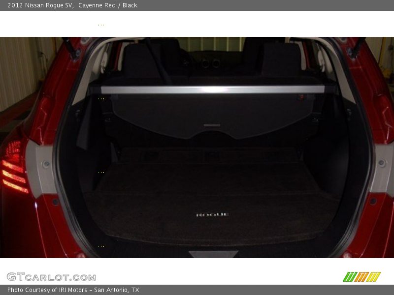 Cayenne Red / Black 2012 Nissan Rogue SV
