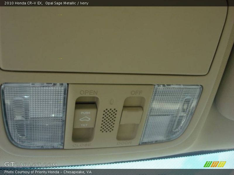 Opal Sage Metallic / Ivory 2010 Honda CR-V EX